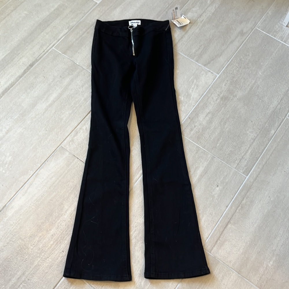 NWT 23” Abound black flare pants